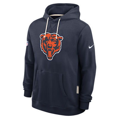 USA購入 ナイキ製 NFL【Chicago Bears】パーカーUS Sサイズ Men's Chicago Bears Nike Navy Sideline Standard Issue